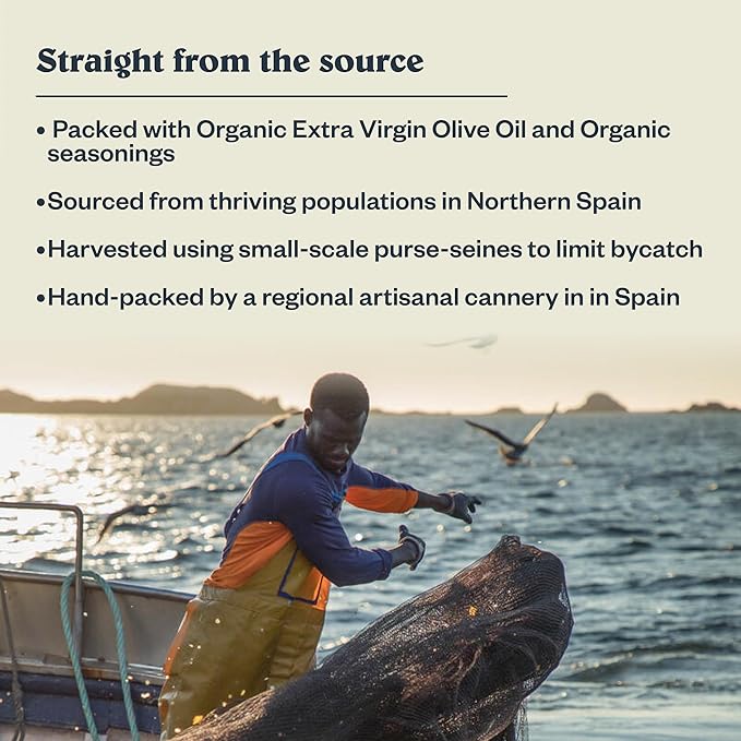 Patagonia Provisions Ultimate Anchovies Sampler Bundle with Sourdough Sea Salt Crackers