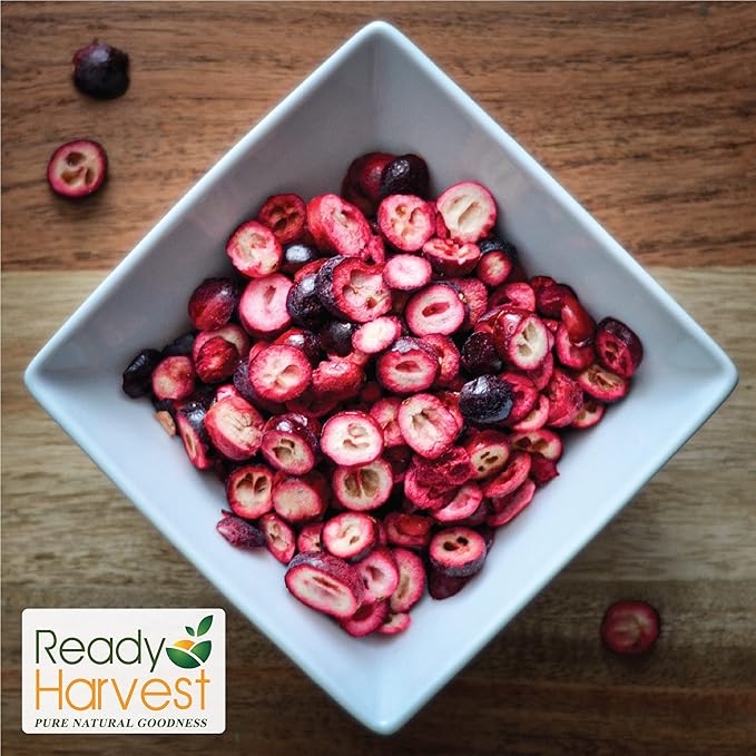 Ready Harvest Dehydrated Food - Cranberries | Dried Fruit | Emergency Snacks | #10 Can | 25-Year Shelf Life | Cans Filled to the Top