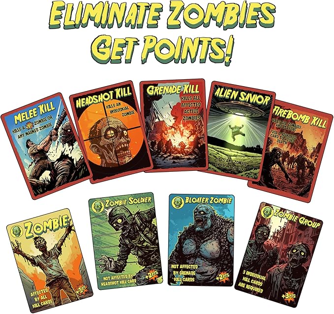MASON FORGE Zombie Apocalypse, a Card Game: high-Stakes Survival Card Game, Strategic Play, Engaging Artwork, Game Night, Easy to Learn, Quick Setup, Fun for 12+
