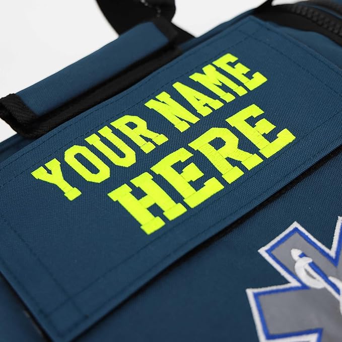 Lightning X Modular Large EMT Medic First Responder EMS Trauma Jump Bag w/Embroidered Name - Blue
