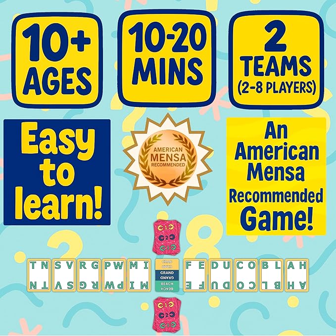 Before After ??Fast-Paced Wordplay Card Game for Smart, Competitive Fun - Quick-Thinking Shout-It-Out Challenge for 2 Teams - Card Games for Adults & Families - Ages 10+, 2-8 Players, 15 Mins