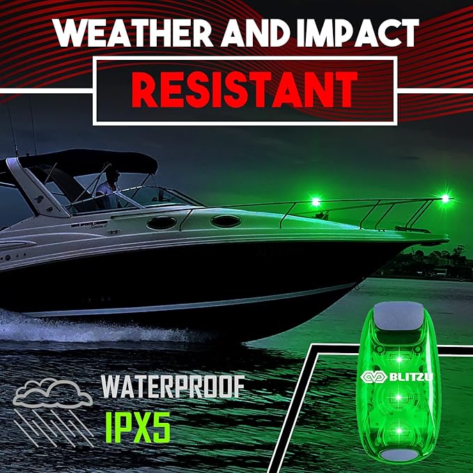 4 Pack LED Safety Light, Clip on Reflective Gear Lights for Walking at Night, Running, Jogging, High Visibility Strobe Light Accessories for Runners, Kids, Hiking, Kayak, Cycling, Camping, Boat
