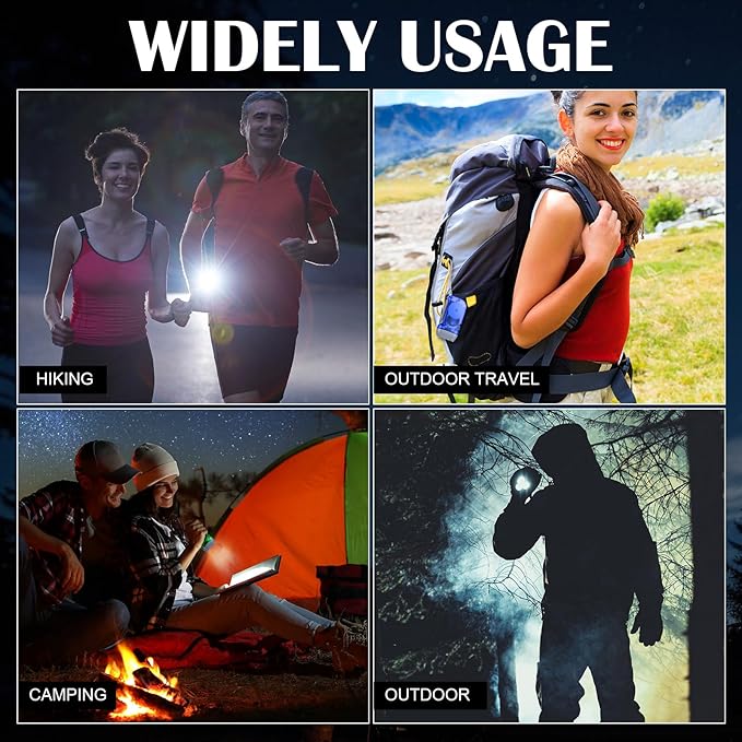 Mudder 24 Pieces Hand Crank Flashlight with LED Self Powered Charging Torch Dynamo for Camping Emergency(Rainbow)