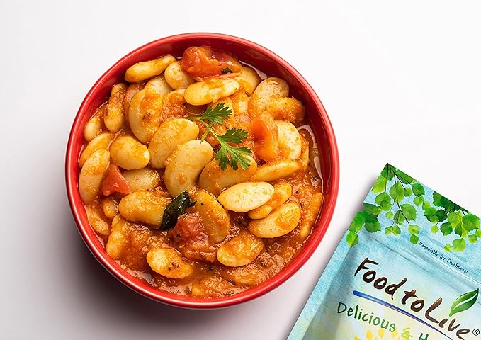 Food to Live Organic White Kidney Beans, 3 Pounds Whole Raw Dried Beans, Vegan, Kosher, Bulk. Rich in Dietary Fiber and Protein. Perfect for Soups, Stews, Chili, Paste, Salads and Side Dishes