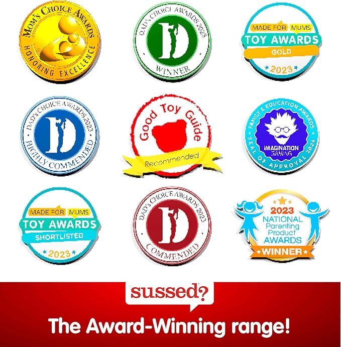 SUSSED The Wacky ?˜What Would You Do??Card Game - Social Fun for Teens, Boys, Girls for Kids Ages 10+ & Adults - Blue Pack