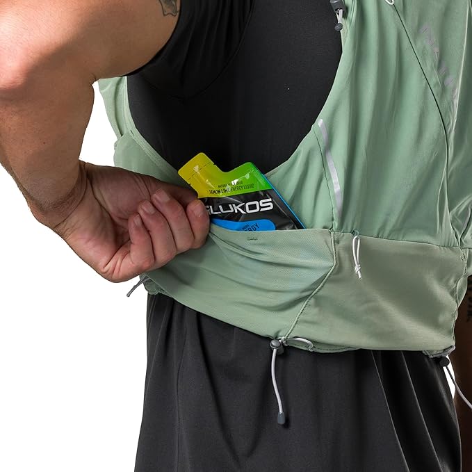 Nathan 12L Hydration Vest ??Quick-Fit Adjustments, Breathable Mesh, 1.6L Bladder, 8.8 oz, 6 Pockets, Pinnacle Pro