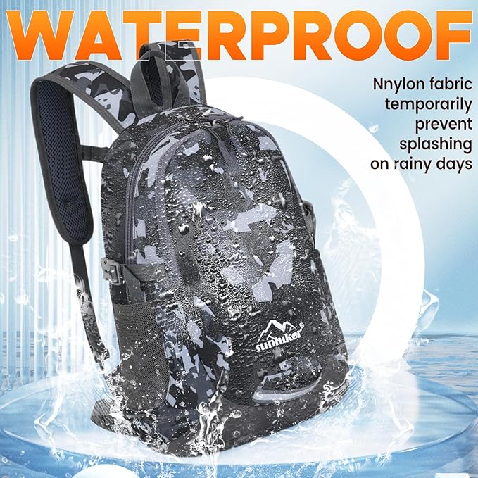 sunhiker Small Cycling Hiking Backpack Water Resistant Travel Backpack Lightweight Daypack M0714 (20-25L)