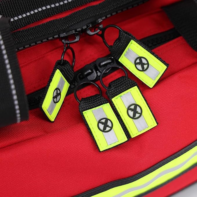 Lightning X Modular Large EMT Medic First Responder EMS Trauma Jump Bag w/Embroidered Name - RED