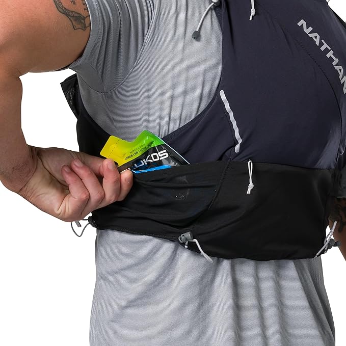 Nathan 12L Hydration Vest ??Quick-Fit Adjustments, Breathable Mesh, 1.6L Bladder, 8.8 oz, 6 Pockets, Pinnacle Pro