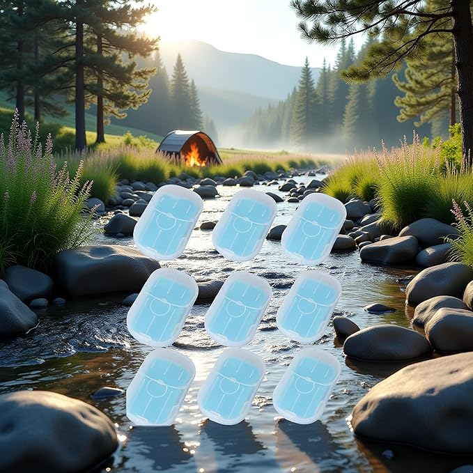 1 Pc Blue Portable Mini Travel Soap Sheets,Simple Paper Sheets Disposable Water Soluble Hand Washing Bath Scented Paper Soap Camping and Shampoo for Outdoor, Camping Hiking,Personal Care