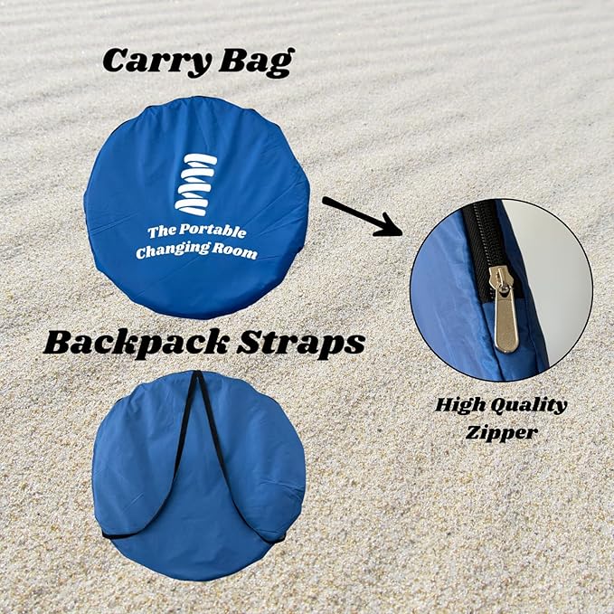 Portable Changing Room, Pop Up Pod - Privacy Tent, Dressing Room Tube or Portable Toilet Stall with Carry Bag for Camping, Beach, or Outdoor by The Portable Changing Room