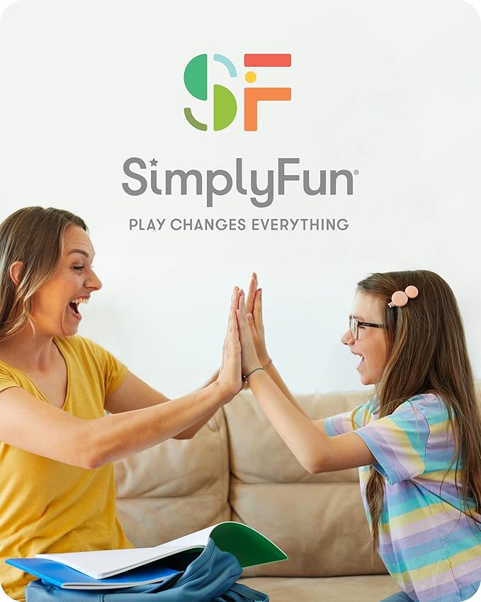 SimplyFun Whirly?™s World - Educational Board Game for Kids - Math Game to Teach Concept of Even & Odds - 2-6 Players, Ages 6 & Up