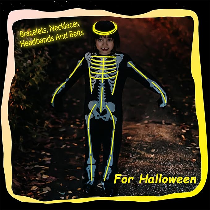 100 pk 8" Yellow Glow Sticks Bulk Party Favors, Light up Glow Necklaces & Bracelets in the Dark Party Supplies For Christmas Halloween Birthday Neon Party (100 * Yellow)