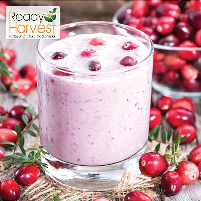 Ready Harvest Dehydrated Food - Cranberries | Dried Fruit | Emergency Snacks | #10 Can | 25-Year Shelf Life | Cans Filled to the Top