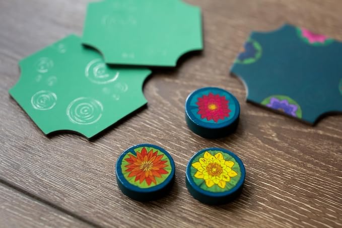 A Gentle Rain ??Calming Tile-Laying Puzzle Game ??Mindful Solo, 2-Player, or Cooperative Play in 15 Minutes ??Soft-Touch Tiles & Wooden Blossoms ??Compact, Giftable, Family-Friendly Board Game