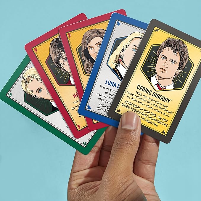 Monopoly Deal: Harry Potter Card Game | Family Games for Kids and Adults | Ages 8 and Up | 2 to 5 Players | 15 mins. | Travel Size