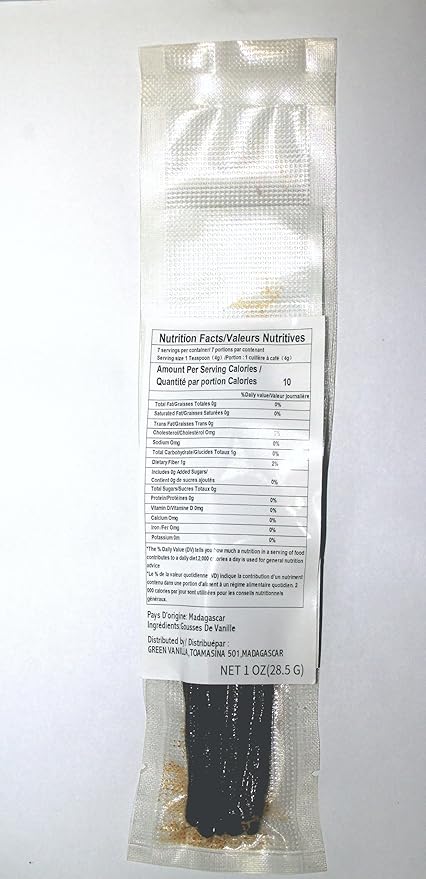 10 Madagascar Vanilla Beans - Grade A Making Pure Vanilla Extract for Chefs, Great for Baking 5''-7'' NON -GMO(Pack of 1)