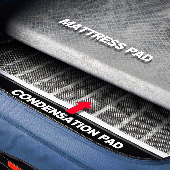 Pittman - 3+ Person Rooftop Tent - RTT Roof Top Tent for Truck Camping or Overlanding - Softshell Side Open Design with Telescopic Ladder for Easy Access - Waterproof - 1.9 Max