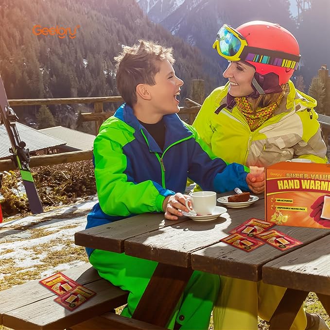 Hand Warmers Disposable 500/375/240/125/90/55/30 Pcs, Long-Lasting Up to 12 Hours for Warm Body, Safe Portable Hand Warmers for Camping, Fishing, Winter for Women Men Mom Dad