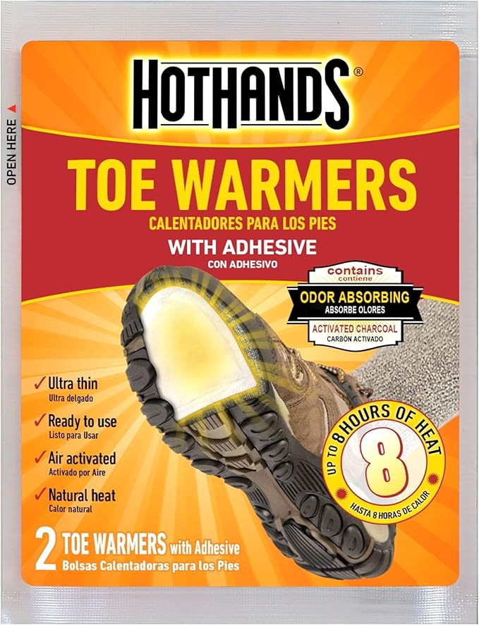 HotHands Toe Warmers - Long Lasting, Odorless, Air Activated - Up to 8 Hours of Heat - 40 Pair