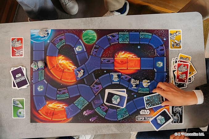 Star Wars Super Teams Board Game - Fast-Paced Strategy Race Through The Galaxy, Fun for Families, Kids & Adults, Ages 7+, 2-4 Players, 30 Minute Playtime, Made by Zygomatic