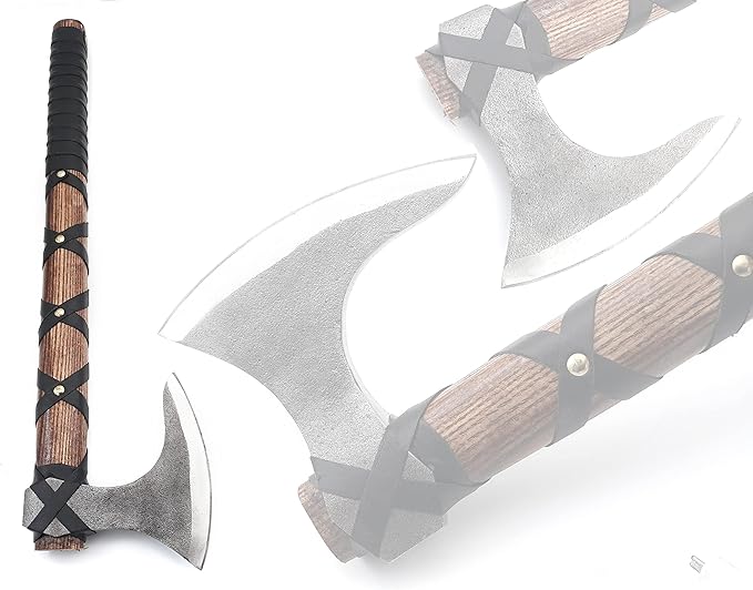 Viking Axe, Hatchets and Axes, Throwing Axes, Viking Battle Axe, Gifts for him, Wood Working Tools, Viking Gifts for Men, Tomahawk ax Head, Bearded Axe (Ragnor Viking Axe)