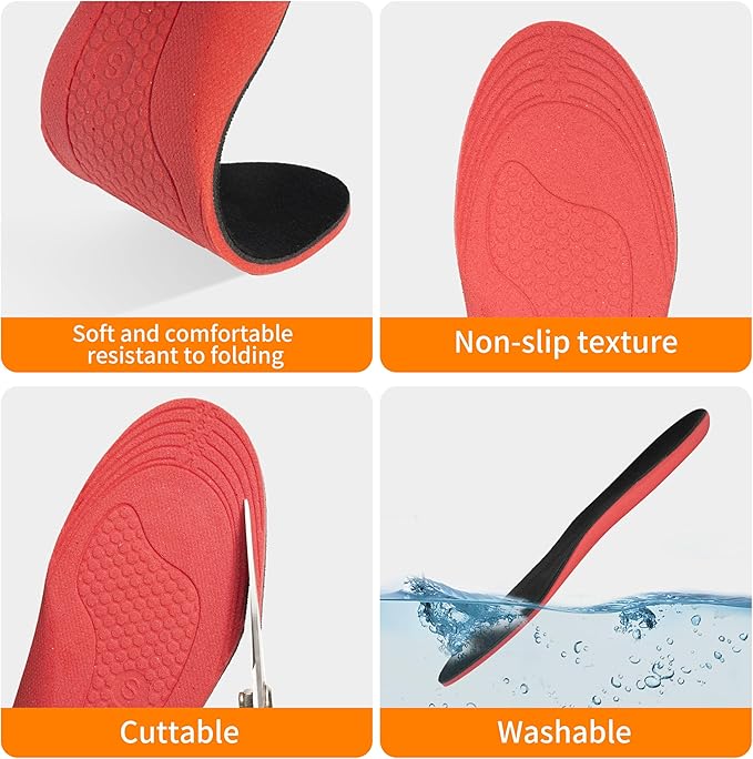Heated Insoles, Heated Insoles for Women Men with APP Control, 5000mAh Battery Up to 14 Hours Powered Foot Warmers for Outdoor Hunting Fishing Camping Size Adjust (L)