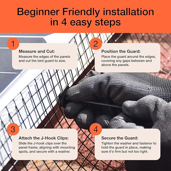 MaPorch Squirrel Netting Metal PVC Coated Galvanized Steel Mesh - 6 in x 50 ft Black - Under Fence Barrier Mesh - Squirrel Wire Guard & Bird Netting - Solar Panel Protection & Garden Fencing