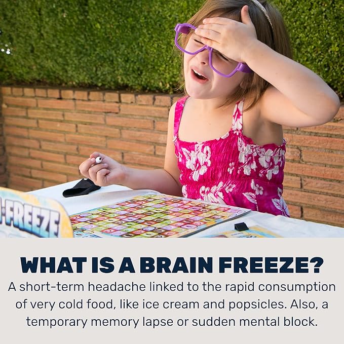 Brain Freeze??Board Game ??Fun Memory Game for Kids & Families, Educational Toys & Learning Game, Logic & Deduction Challenge, Ages 5+