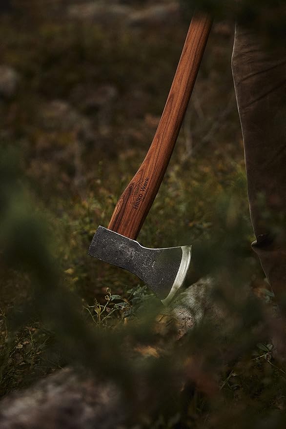 1844 Helko Werk Germany Traditional Black Forest Woodworker Axe - Made in Germany Hand Forged Bushcraft Axe and Forest Axe for Cutting Head 2.25 lbs, Handle 24 in. (Black Forest Wood Worker) #13562