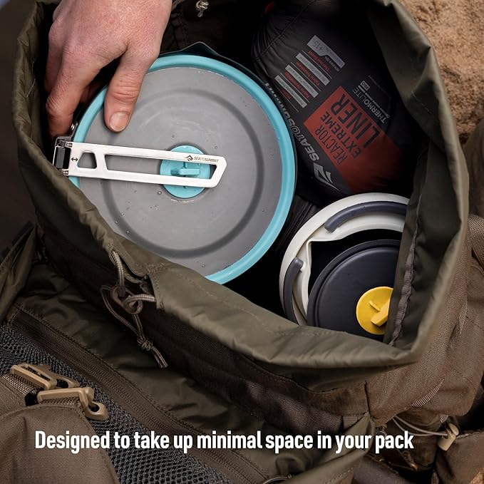 Sea to Summit Frontier Ultralight Collapsible 1-Liter Pot for Backpacking and Camping