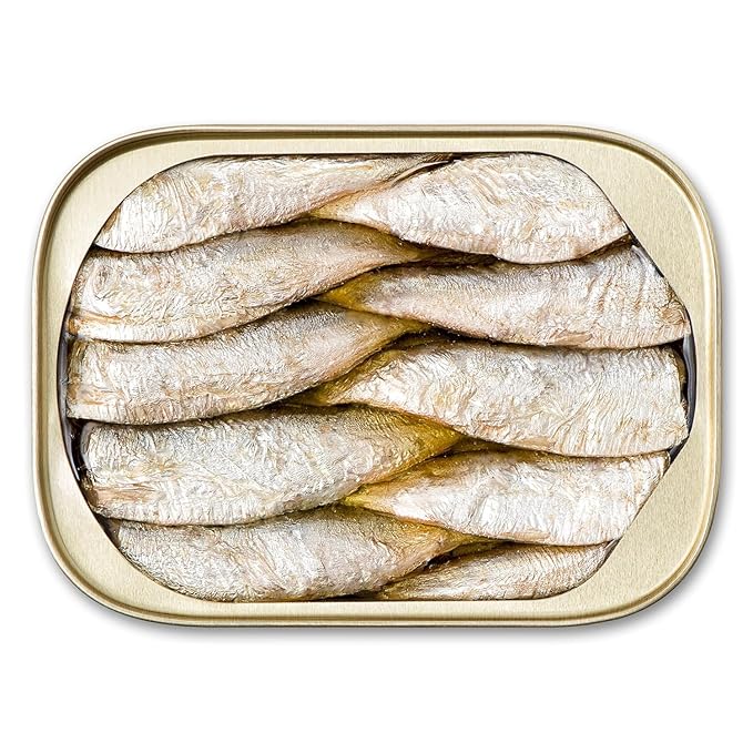 King Oscar Wild Caught Brisling Sardines Tiny Tots Extra Virgin Olive Oil, 45 Oz, Pack of 12