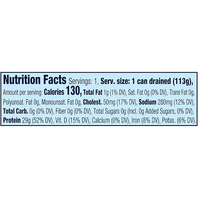 Chicken of the Sea Solid White Premium Albacore Tuna in Water, 5 oz. Can (Pack of 1), Wild Caught Tuna