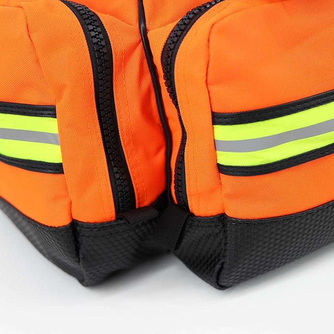 Lightning X Modular Large EMT Medic First Responder EMS Trauma Jump Bag w/Embroidered Name - ORANGE