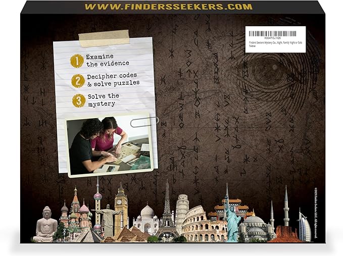 Mystery Game | National Parks Trail of Secrets ??Be a Detective and Investigate an Unsolved case, Escape Room Puzzle Game, for Date Night, Family Night or Solo.