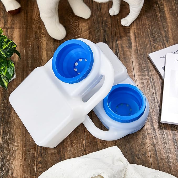 1 Pcs 3 Quart Dog Travel Water Bowl Portable Pet No Spill Water Bowl for Pet Dispenser for Small Large Dogs Cats Camping Hiking