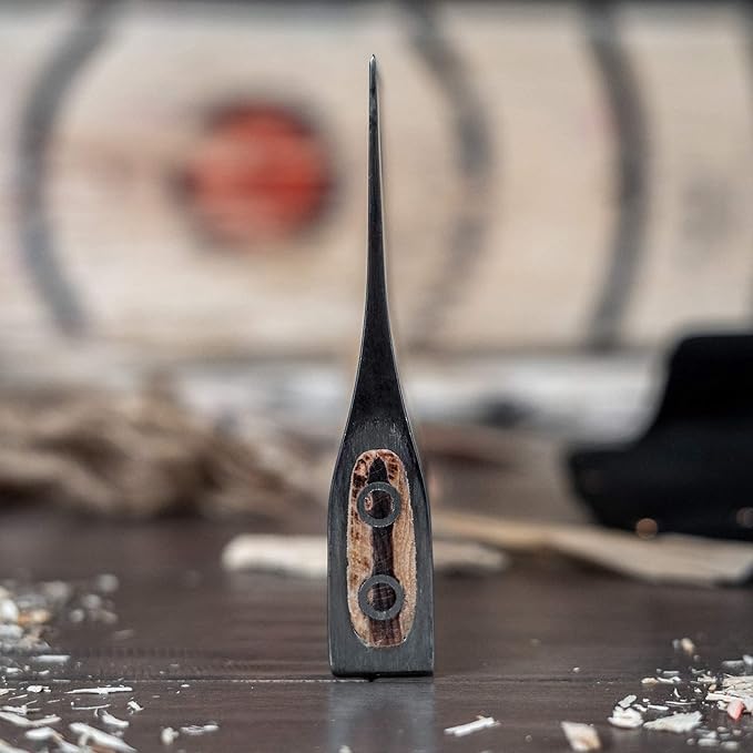 The Bad Axe: World Axe Throwing League Premium Competition Throwing Axe with Throwing Hatchet Nylon Sheath and Hickory Wooden Handle