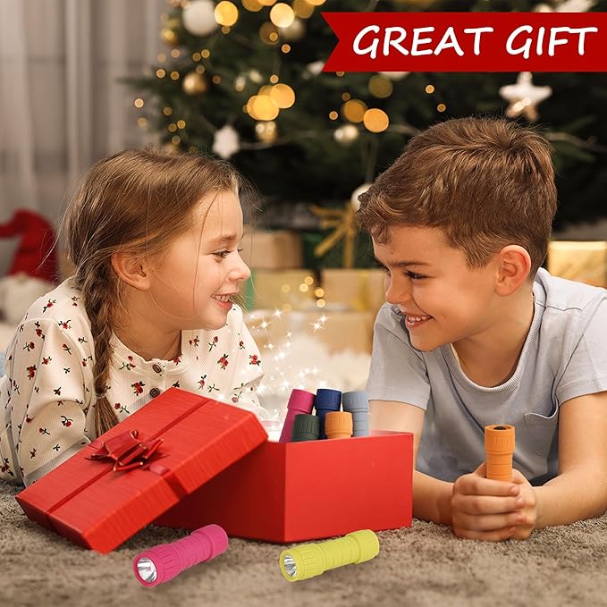 36-Pack Small Flashlights Set, Super Bright 100 Lumen LED Flashlight Pack with 108-Piece AAA Batteries Included, Mini Flashlight, Outdoor Flashlight for Camping, Hiking, Emergency