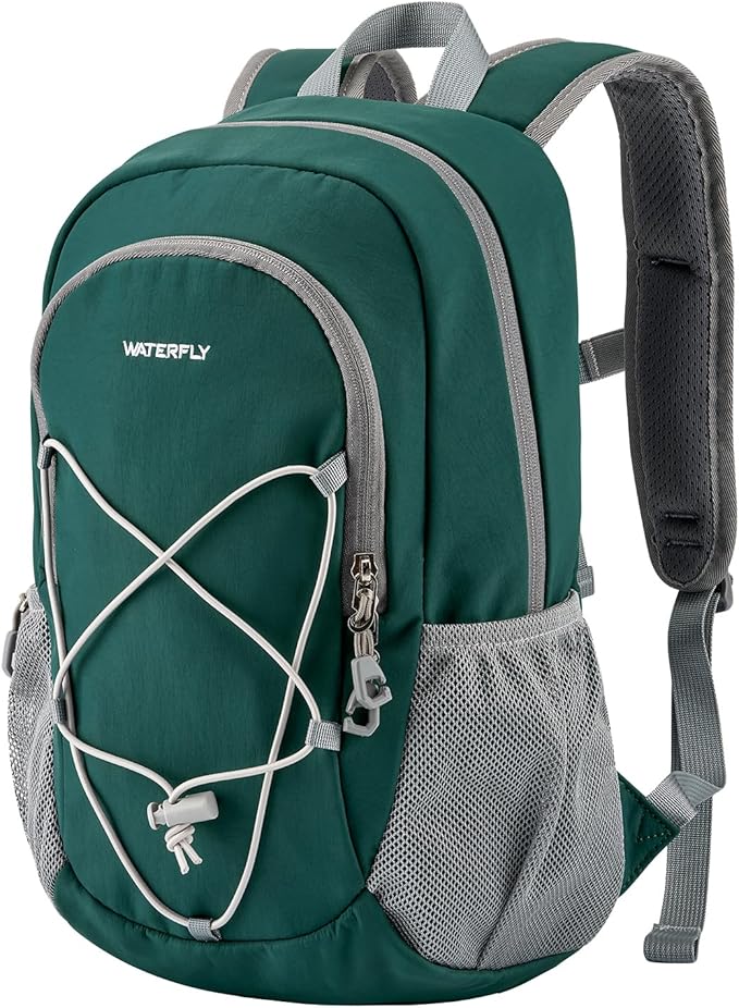 WATERFLY 12L Small Hiking Backpack: Day Pack Lightweight Travel Bag Camping Fitness Cycling Outdoor Sports Daypack For Women Men