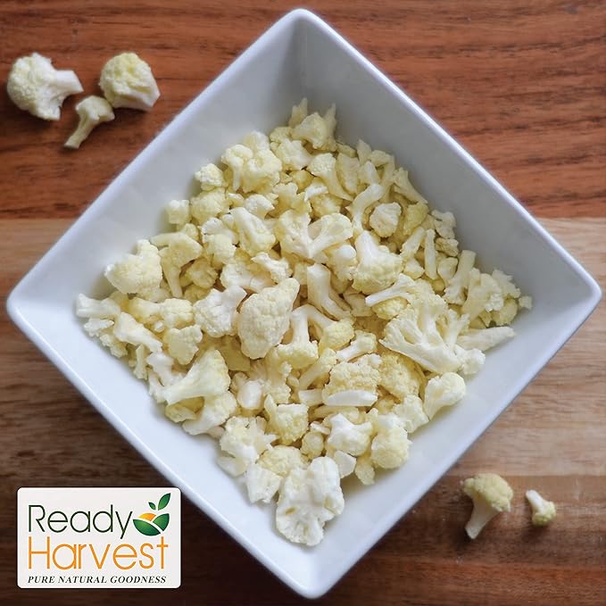 Ready Harvest Freeze Dried Food - Cauliflower | Emergency Food | Camping & Storage | #10 Can | 25-Year Shelf Life | Cans Filled to the Top