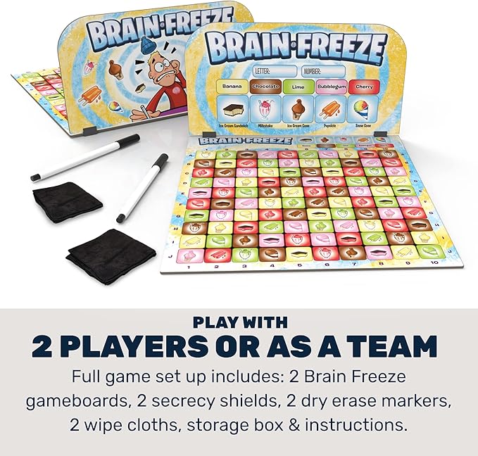 Brain Freeze??Board Game ??Fun Memory Game for Kids & Families, Educational Toys & Learning Game, Logic & Deduction Challenge, Ages 5+