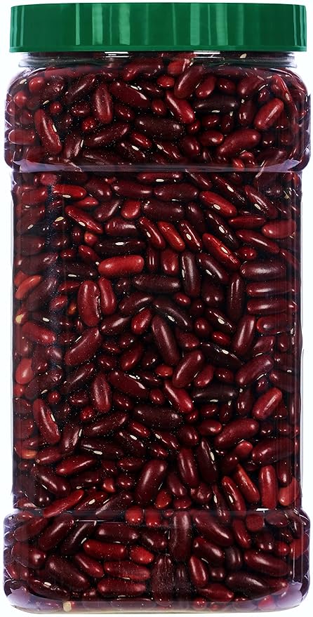 Rani Organic Red Kidney Beans (Rajmah Beans) Light 48oz (3lbs) 1.36kg Bulk PET Jar ~ All Natural | Vegan | Gluten Friendly | NON-GMO | Indian Origin | USDA Certified Organic