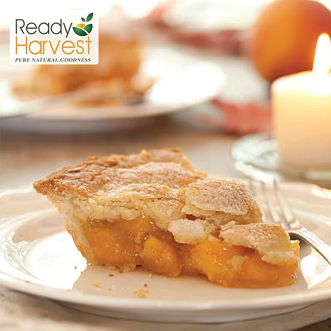 Ready Harvest Freeze Dried Food - Peaches | Gluten-Free Snacks | Emergency Fruit | #10 Can | 25-Year Shelf Life | Cans Filled to the Top