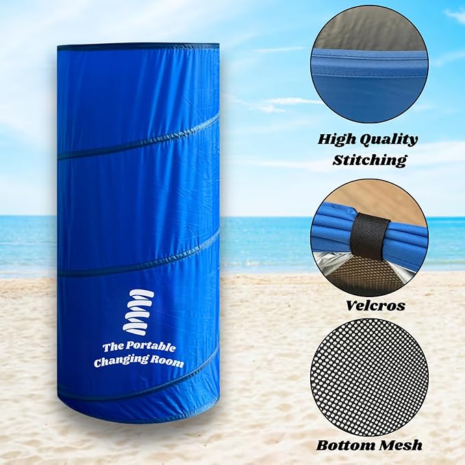 Portable Changing Room, Pop Up Pod - Privacy Tent, Dressing Room Tube or Portable Toilet Stall with Carry Bag for Camping, Beach, or Outdoor by The Portable Changing Room