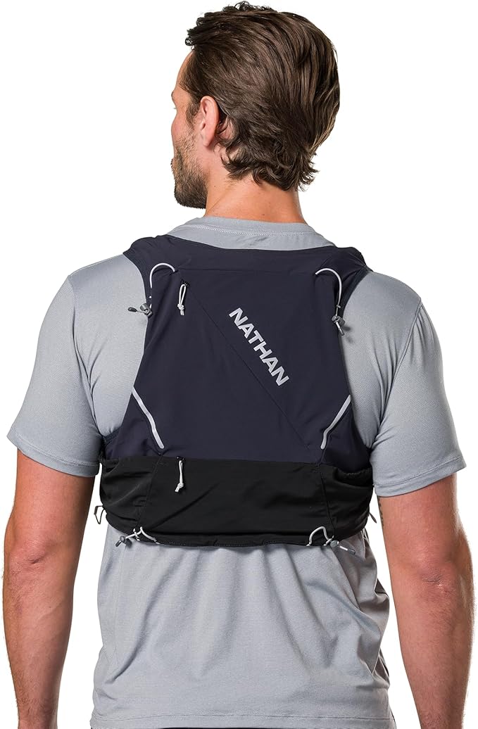 Nathan 12L Hydration Vest ??Quick-Fit Adjustments, Breathable Mesh, 1.6L Bladder, 8.8 oz, 6 Pockets, Pinnacle Pro