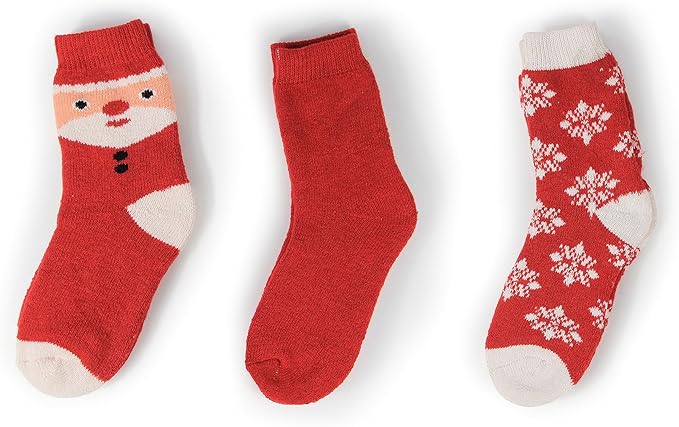 BomKinta Boot Socks for Women Winter Solid Thick Warm Socks Cozy Crew Socks Christmas Gift