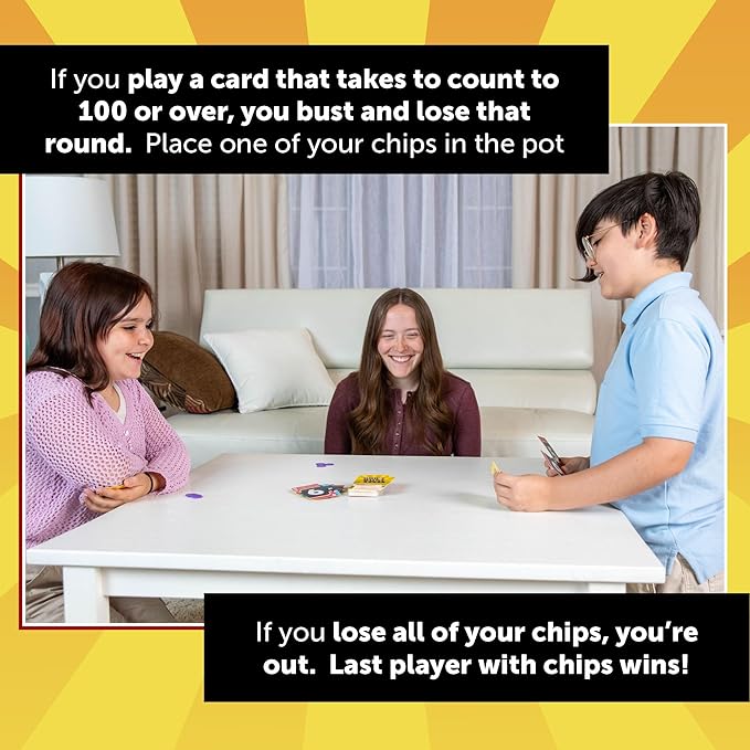 Continuum Games Don't Bust 100 Family Board Game for 3-6 Players Ages 6 and Up