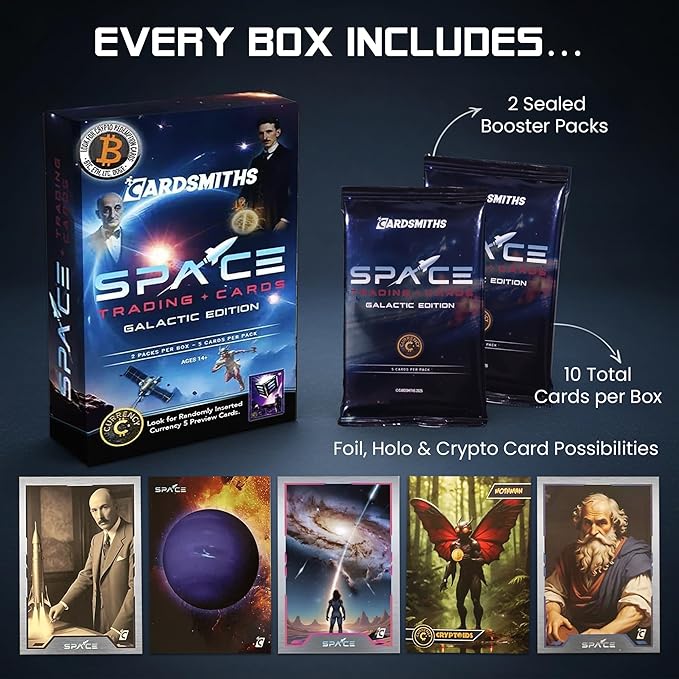 Cardsmith Space Trading Card Galactic Edition Collector Box