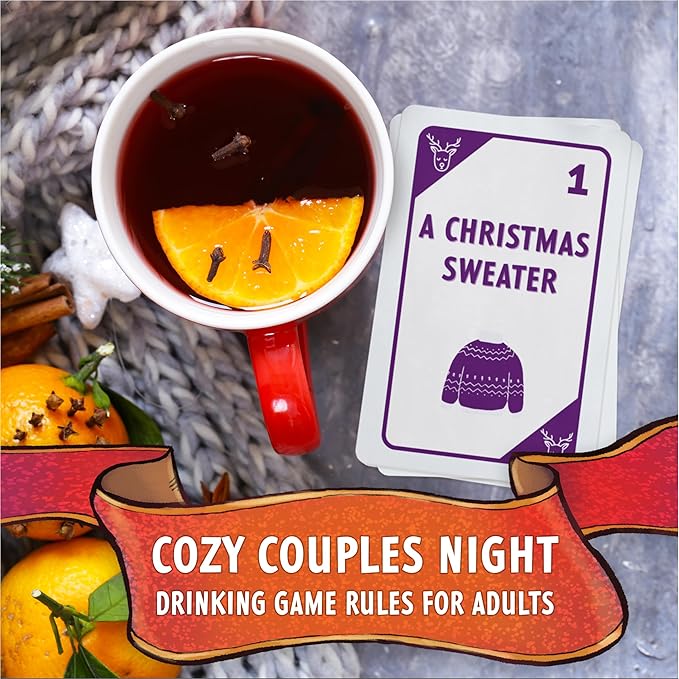 Christmas Movie Magic Card Game – Play Along with Movies – Fun Family Holiday Board Games for Kids & Adults – Perfect for Family Night Stocking Stuffers & Gift Ideas - Festive Fun with Families