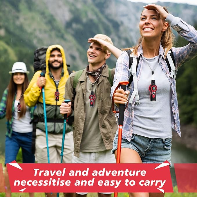 12 Pack Emergency Survival Function Whistle 7-in-1 Compass Hiking Survival Safety Whistle with Lanyard Outdoor Multifunctional Tool Ideal for Hiking Camping Rescue Signaling